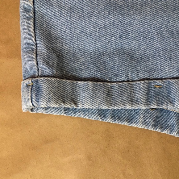 American Apparel | High Waisted Denim Shorts - Picture 3 of 8